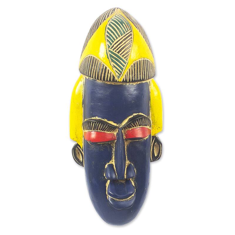 Novica Handmade Gameli African Wood Mask