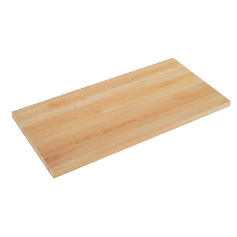 Commercial Solid Wood Tabletop with Support Bars for Indoor Use