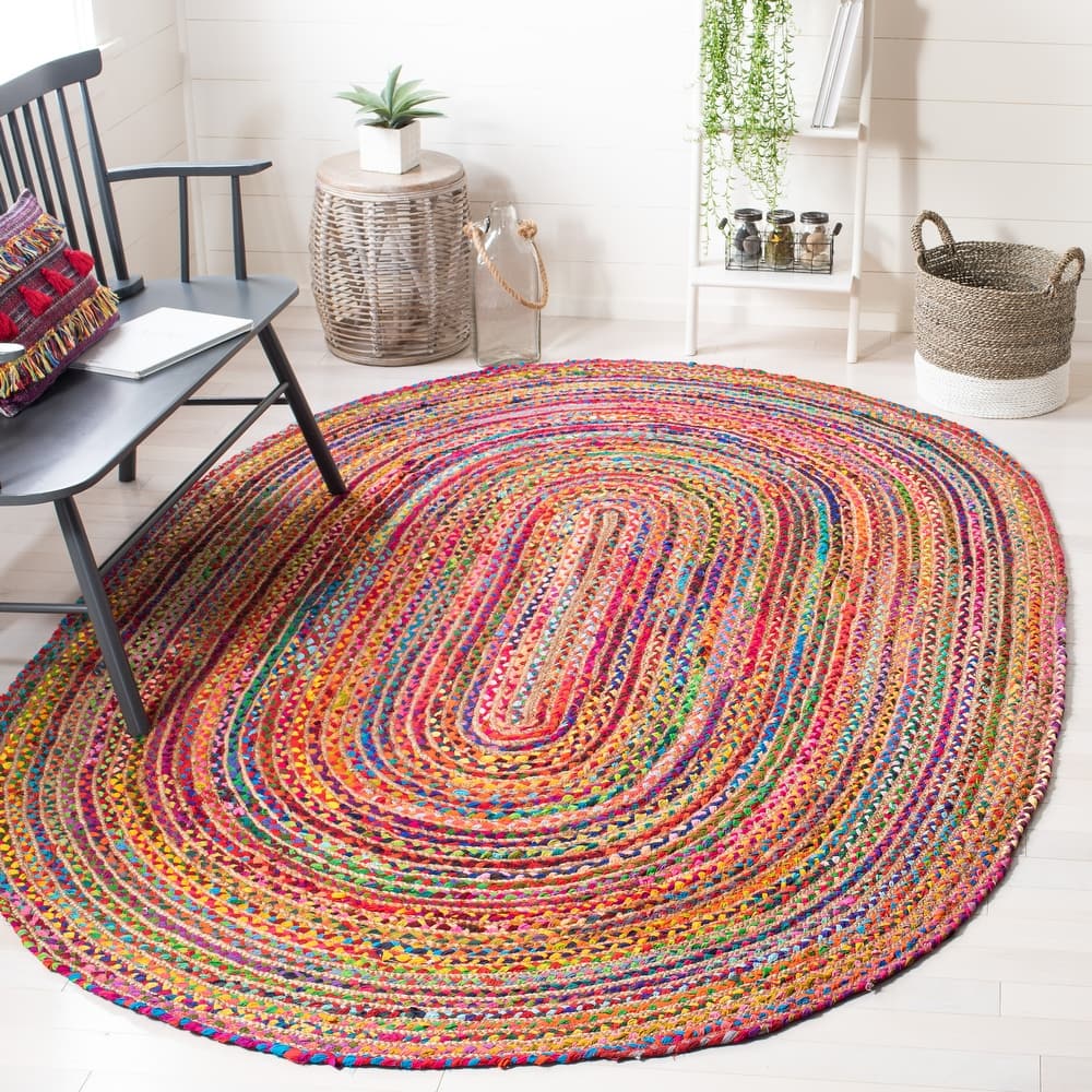 SAFAVIEH, Handmade Cape Cod Rietie Boho Coastal Jute Rug