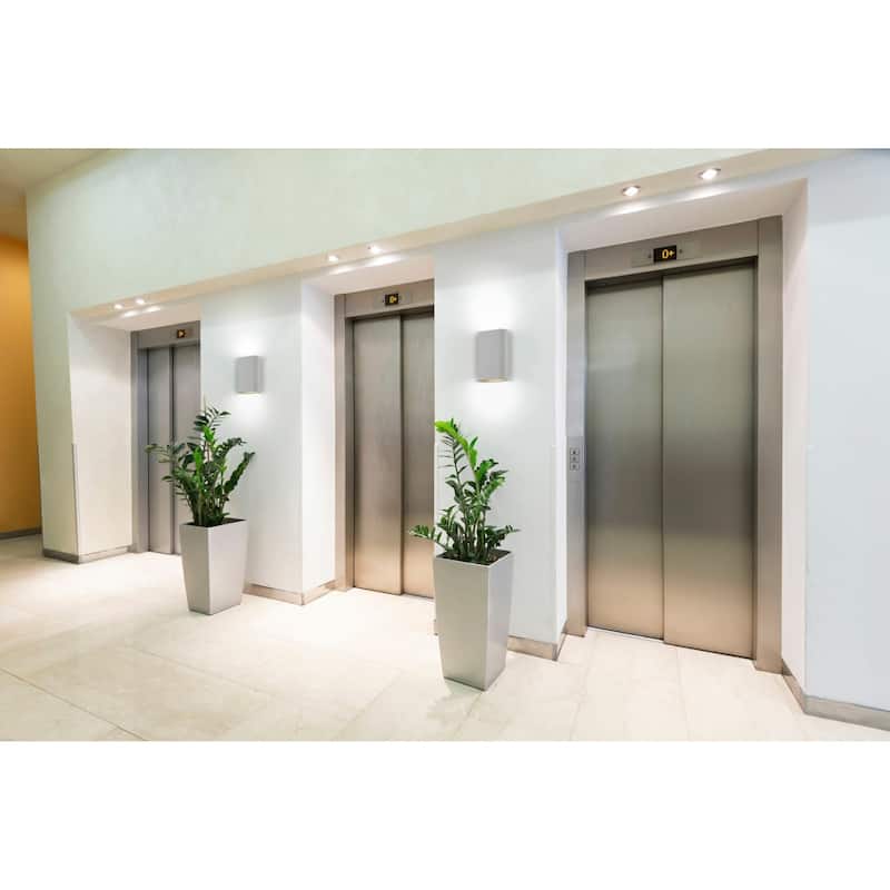 Access Lighting 20408LEDD-SAT-120V Lux 8" Tall LED Wall Sconce
