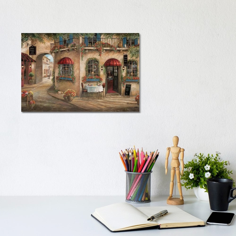 iCanvas "Gino's Pizzaria" by Ruane Manning Canvas Print
