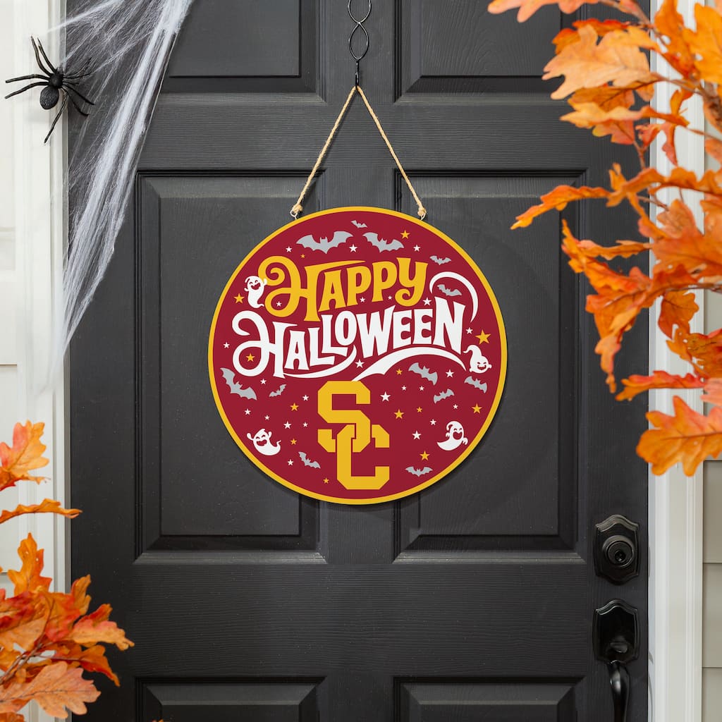 University of Southern California 18" x 18" Halloween Door Décor Wall Sign
