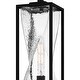preview thumbnail 5 of 6, Zarah 1-Light Matte Black Outdoor Post Lantern