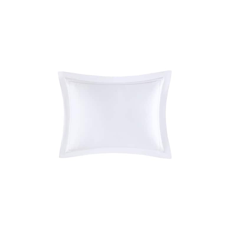 Madison Park Signature 500 Thread Count Luxury Collection 100% Cotton Sateen Embroidered Duvet Cover Set