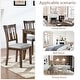 preview thumbnail 7 of 6, Wooden Dining Chairs Set of 4 Kitchen Chair Side Chair Accent Chair