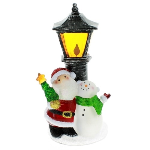 Santa with Snowman Night Light