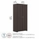 preview thumbnail 8 of 81, Cabot Tall Storage Cabinet with Doors by Bush Furniture