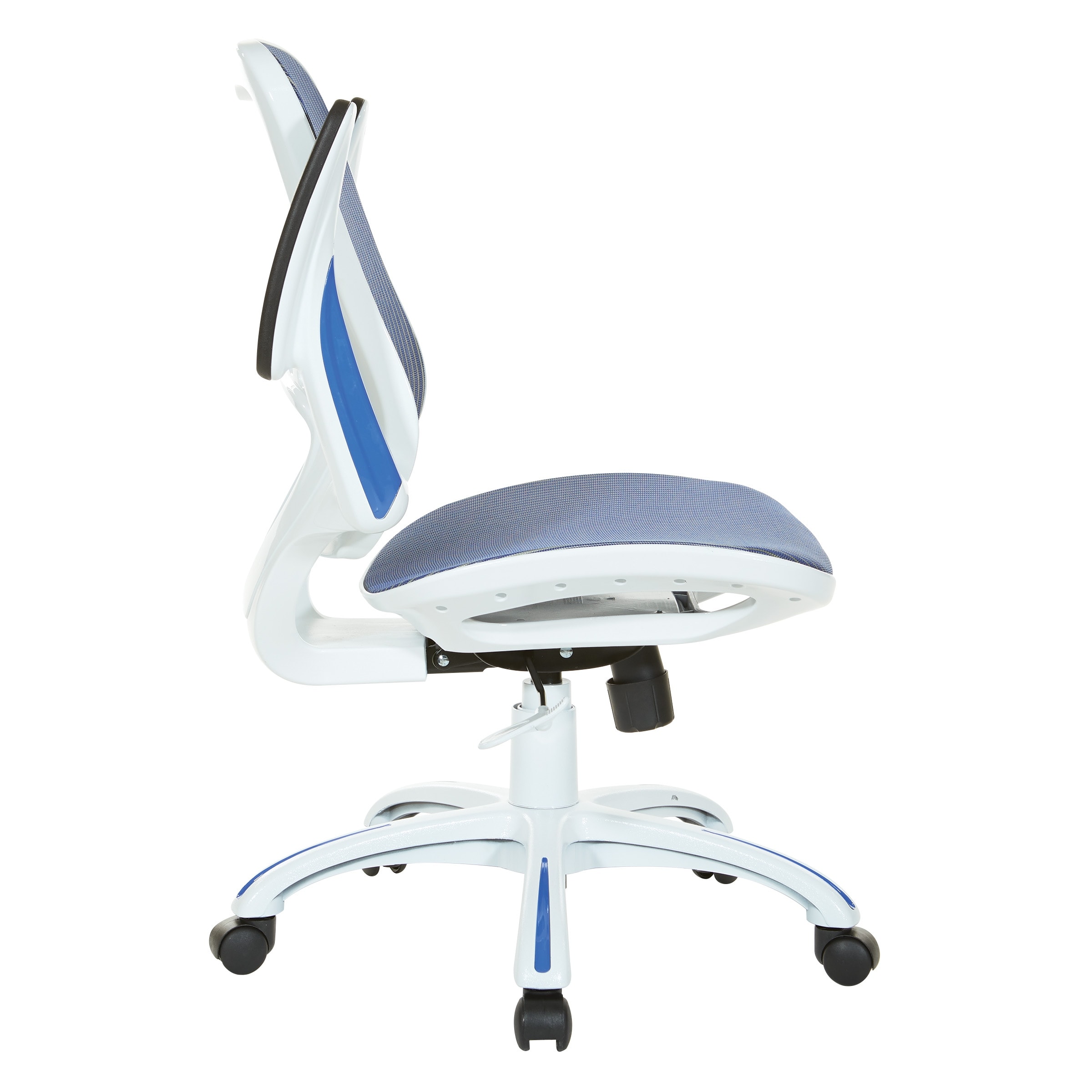Osp home furnishings riley office chair with white mesh seat and back sale