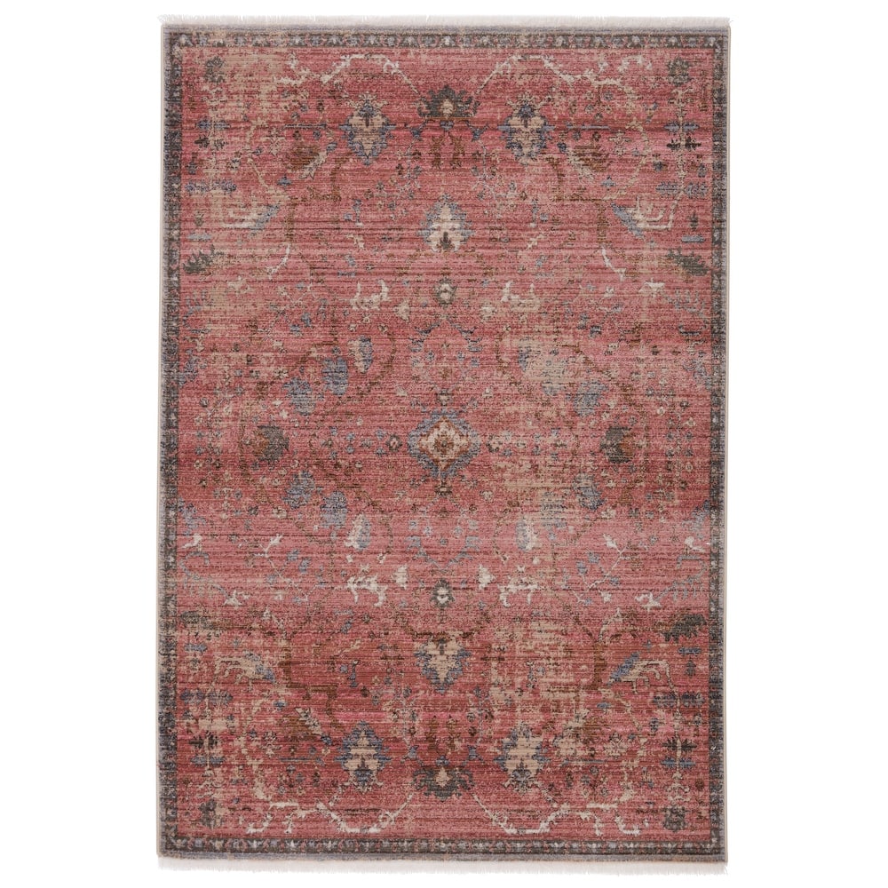 Marcella Oriental Pink/ Gray Area Rug