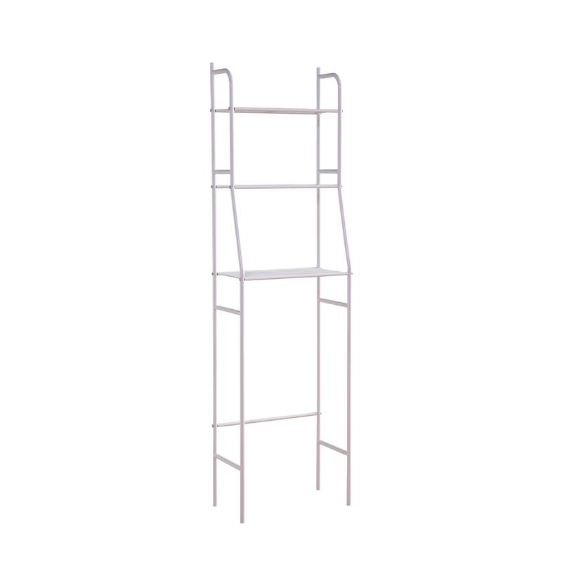65in 3-Tier Over The Toilet Bathroom Space Saver Shelf, White