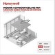 preview thumbnail 8 of 8, 52" Honeywell Foxhaven Indoor/Outdoor Farmhouse Ceiling Fan, Matte Black