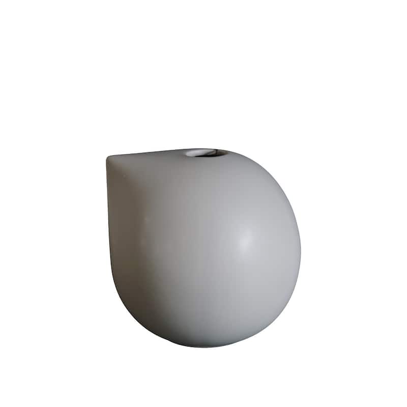 Sm. NIB Vase White - White