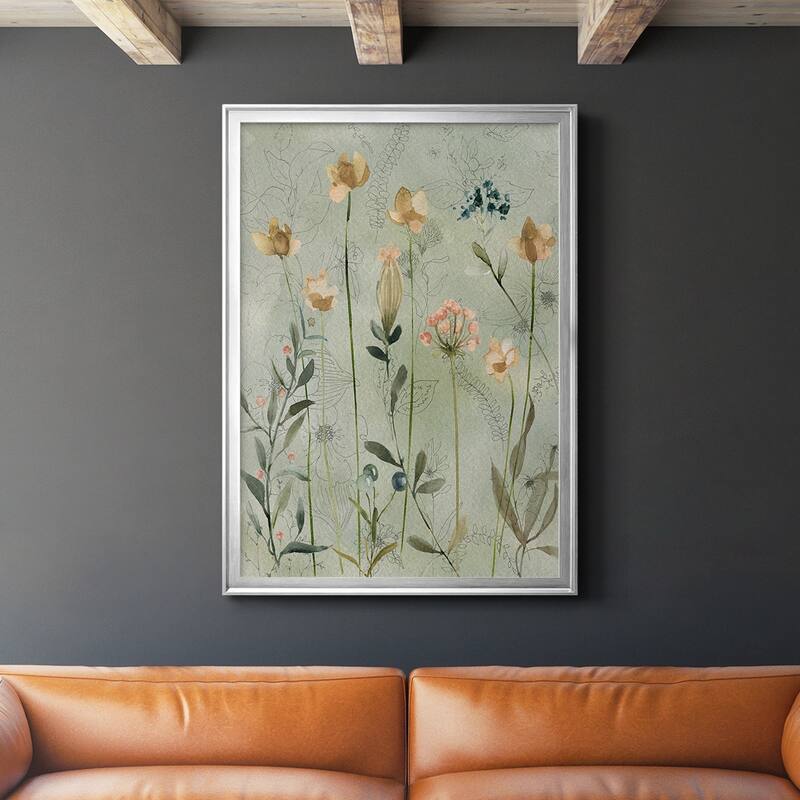 Botanical Sketchbook Premium Framed Print - Ready to Hang