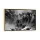 preview thumbnail 4 of 7, iCanvas "Wildebeest Crossing" by Mogens Trolle Framed Gold - 18x26