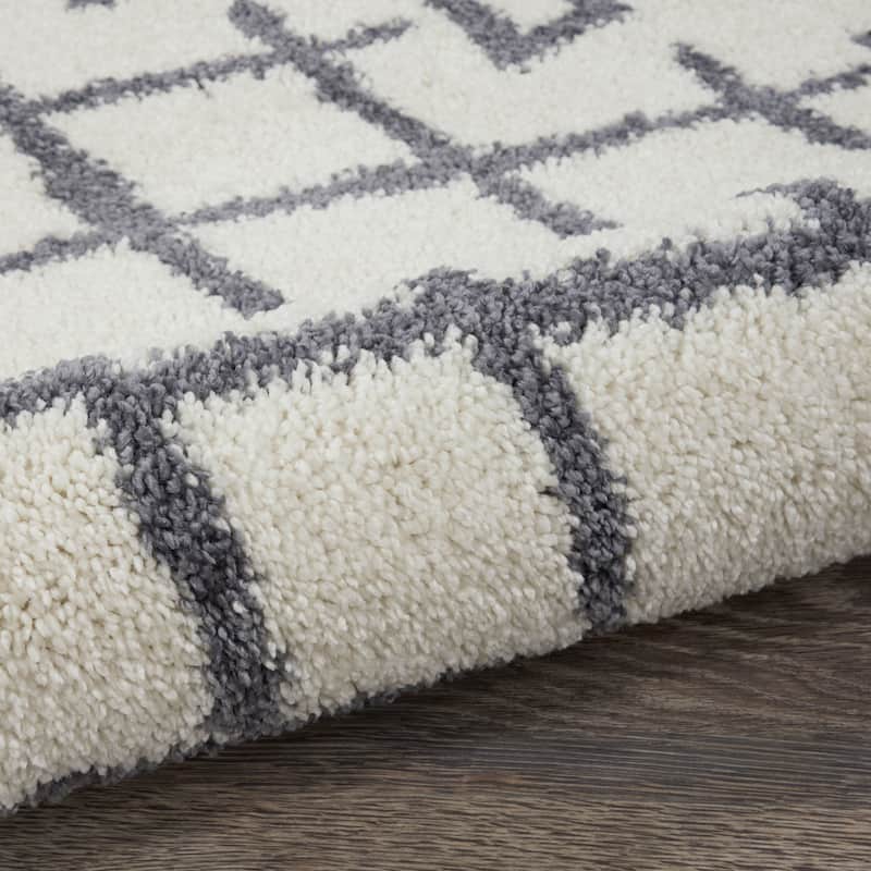 Nourison Moroccan Shag Geometric Area Rug