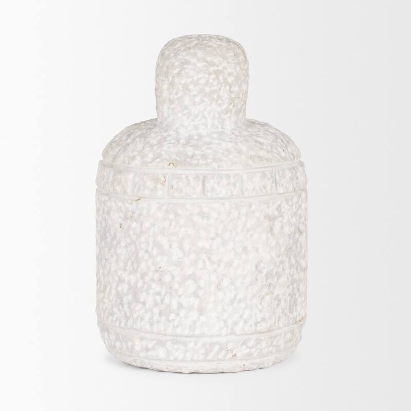 Irina Small White Marble Door Stopper