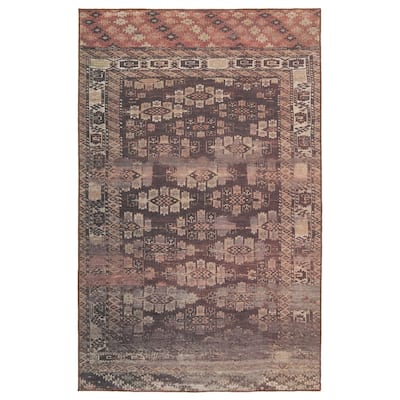 Minerva Machine Washable Tribal Area Rug