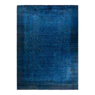 Vibrance One-of-a-Kind Hand-Knotted Area Rug - Blue, 9' 0" x 12' 1" - 9 ...