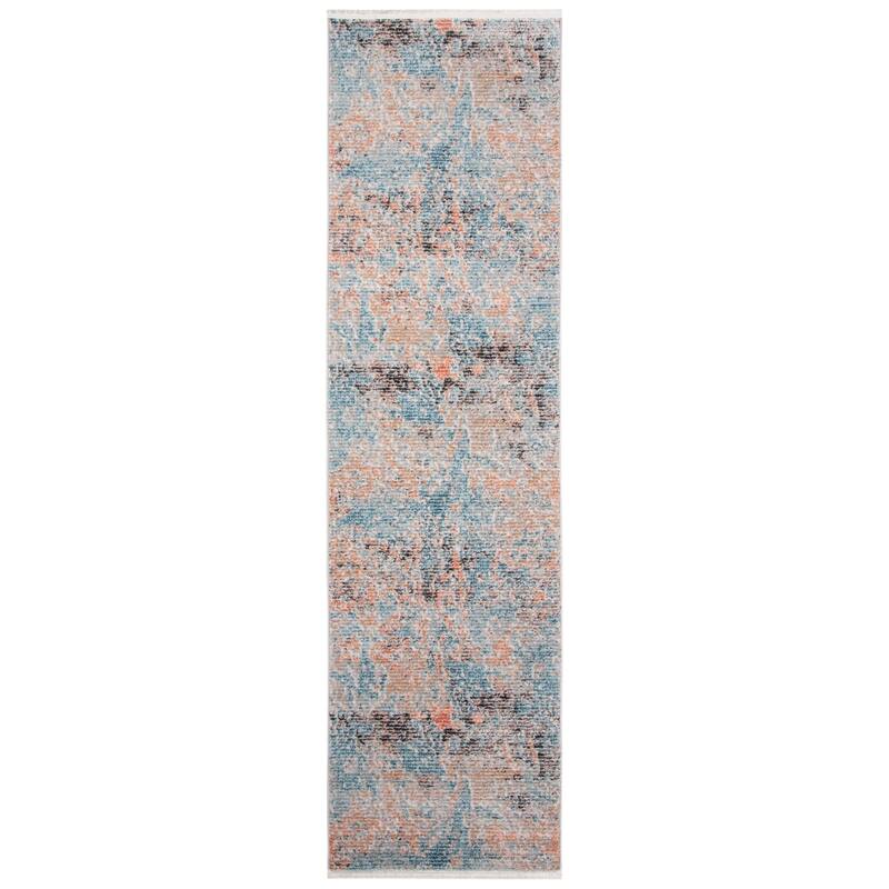 SAFAVIEH Shivan Kathryne Modern & Contemporary Abstract Blue/Ivory Rug