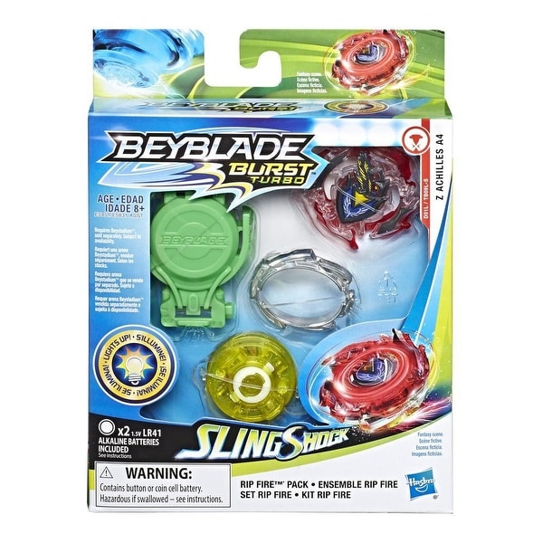beyblade burst turbo slingshock starter pack z achilles a4