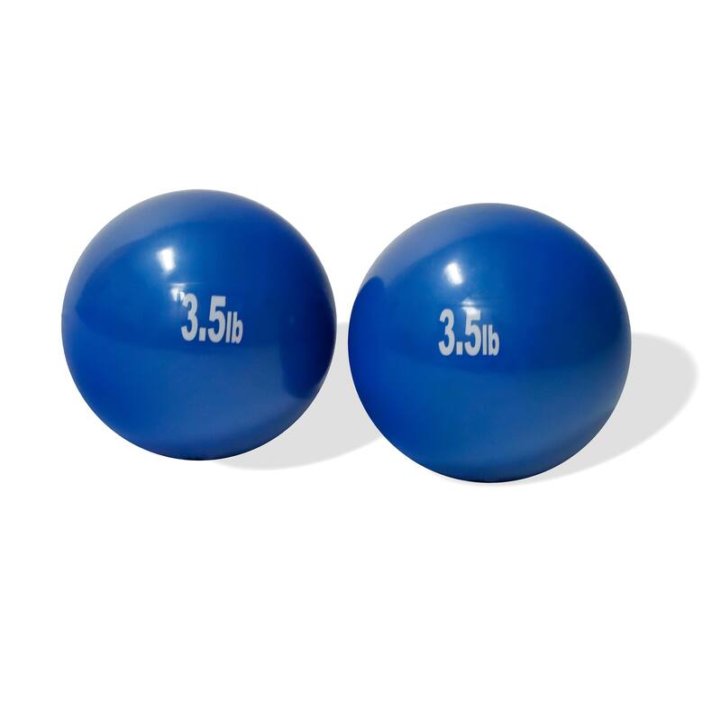 Trademark Innovations Weighted Exercise Toning Balls (Set of 2)