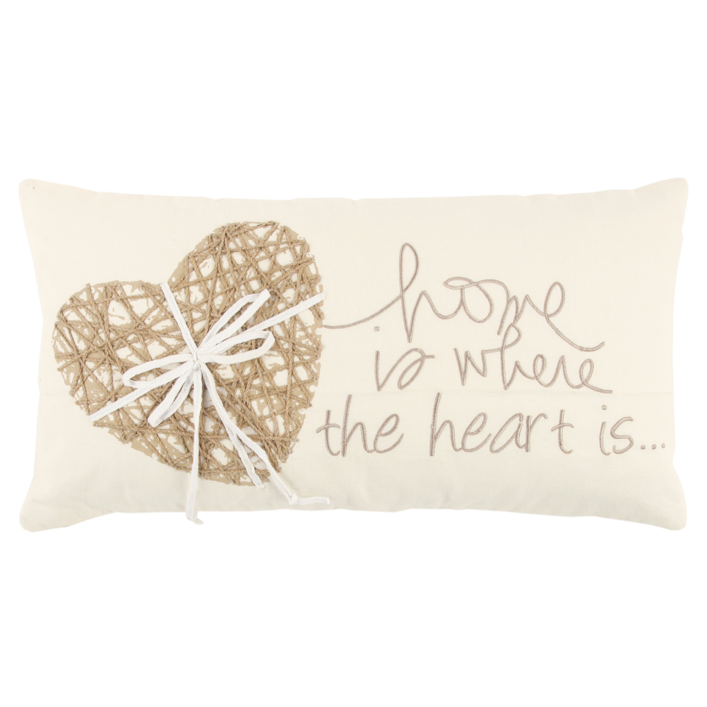 "Home is where the heart is " Pillow Cover