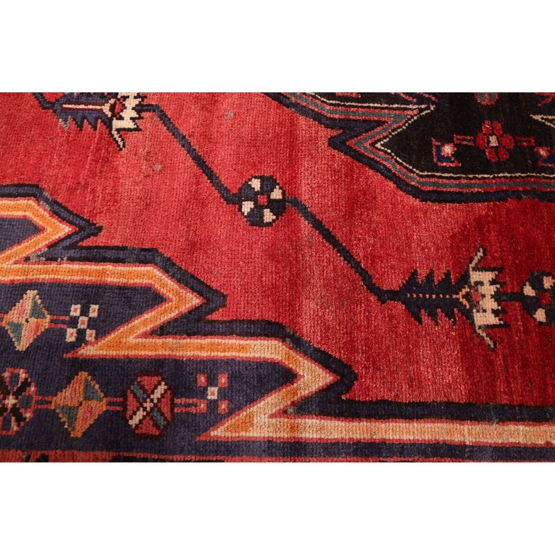 ECARPETGALLERY Hand-knotted Anatolian Vintage Red Wool Rug - 4'3 x 6'7