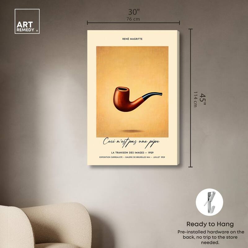 Deceptive Pipe Canvas by Art Remedy, Gallery Wrapped