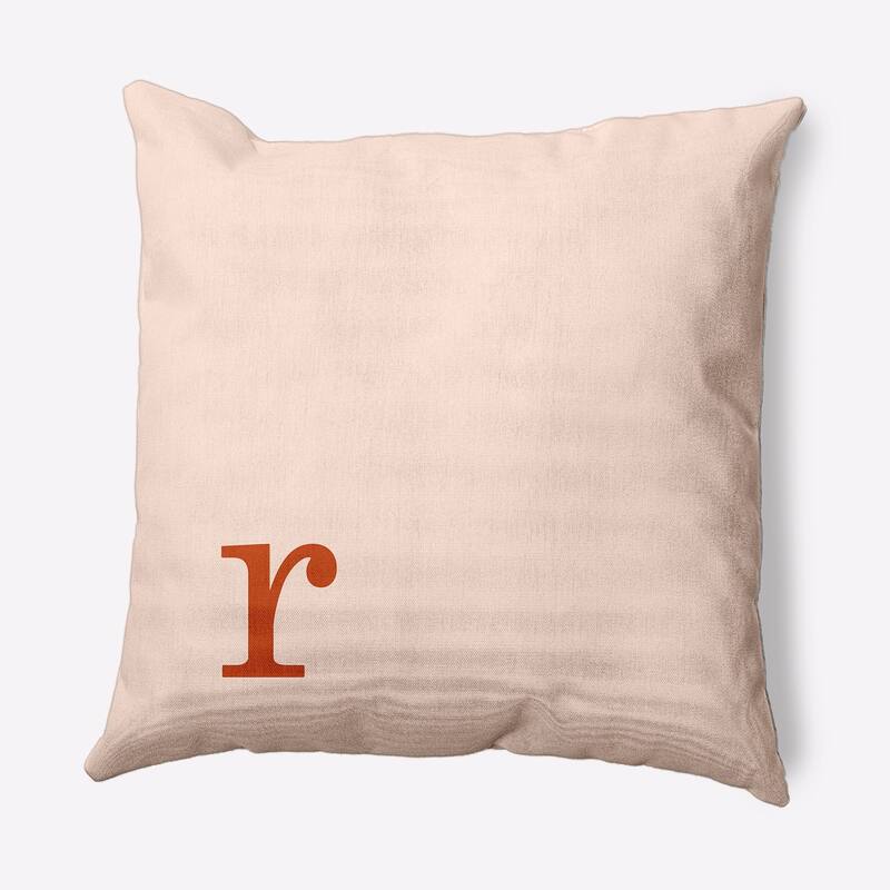 Modern Monogram Decorative Throw Pillow - 26" x 26" - r