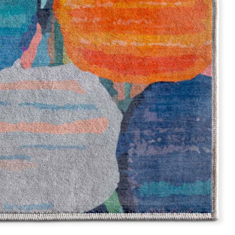 Well Woven Apollo Abstract Nuances Pebble Watercolor Multi Area Rug