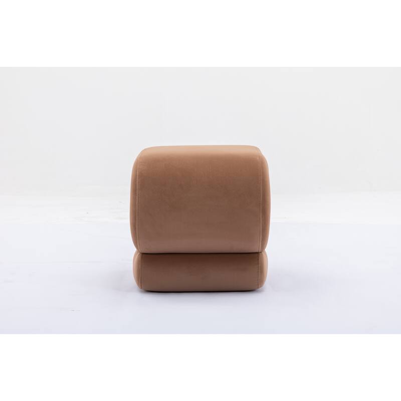 Modern S-shape Ottoman Makeup Stool Footstool for Living Room,Bedroom