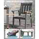 preview thumbnail 37 of 36, WINSOON 10-Piece HIPS All Weather Outdoor Patio Dining Sets with Umbrella Hole& Aluminum Frame,2-Table 8-Chairs