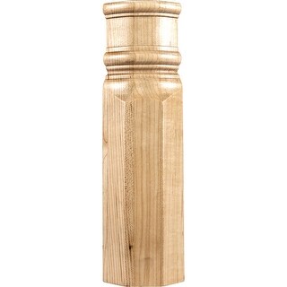 Hardware Resources Column Transition Block with Beveled Edge Styling,