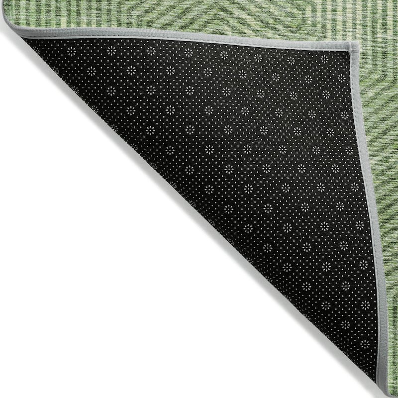 Machine Washable Indoor/ Outdoor Chantille Contemporary Maze Rug