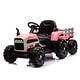 preview thumbnail 6 of 98, Kids 12V Electric Ride-On Tractor with Trailer, Parental Remote, 3-Speed Modes, Music & LED Lights, for Ages 3-6
