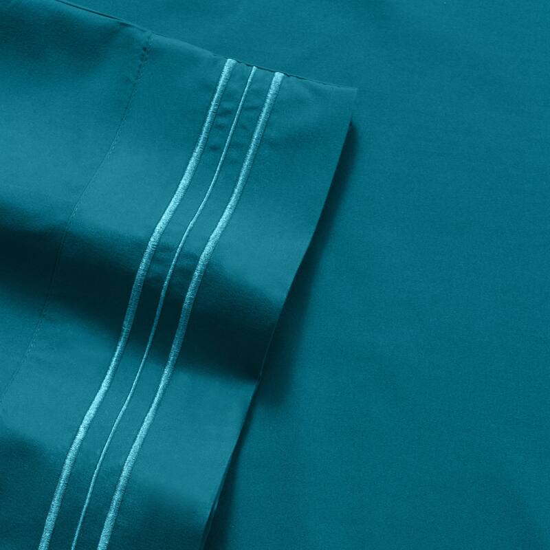 Sweet Home Collection 18"-24" Extra Deep Pocket, Double Brushed Microfiber Sheet Set