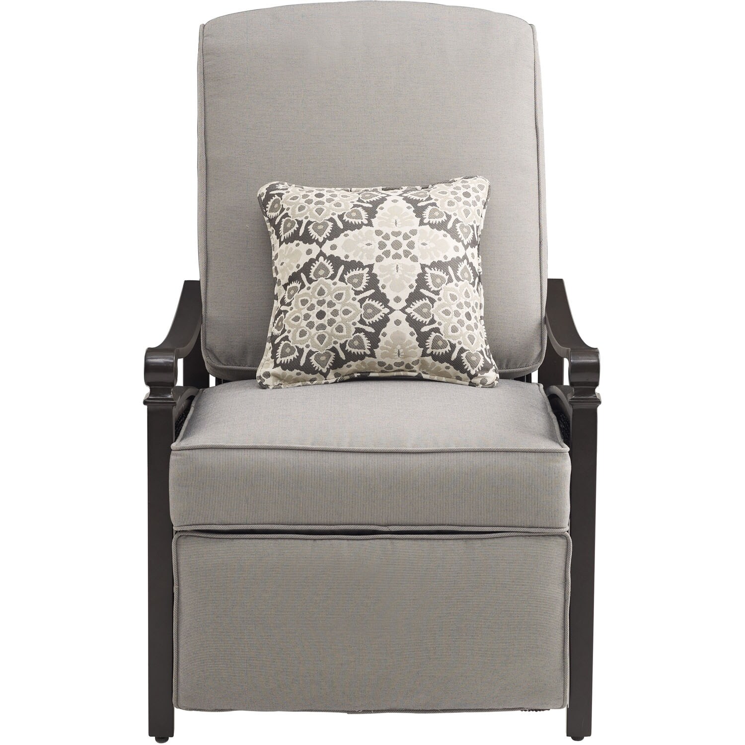 Mainstays ashwood outdoor cushioned recliner hot sale chair