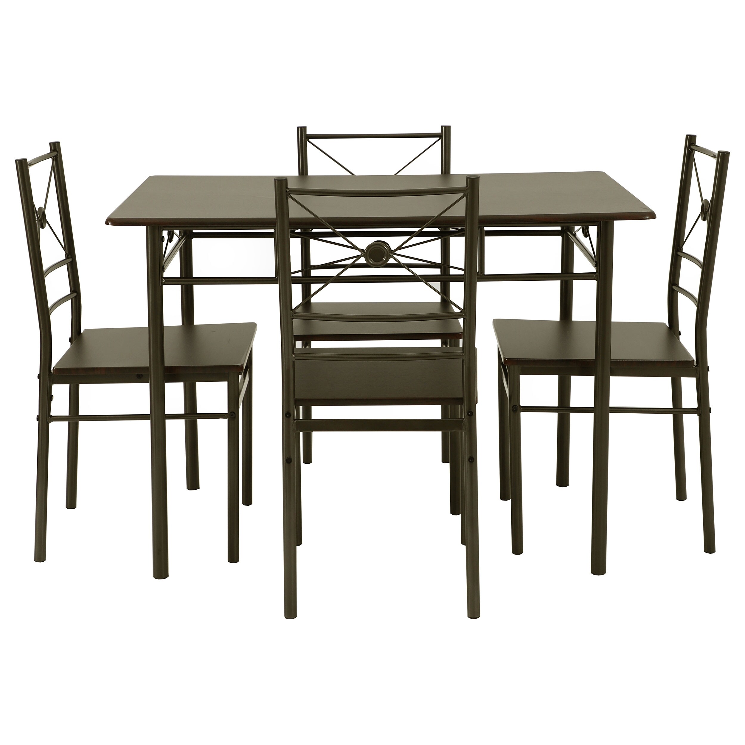 Anna 5-Piece Rectangular Dining Set with Table and Chairs  -image