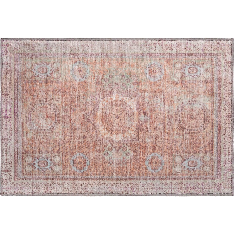 Premium Washable Super Soft Vintage Traditional Mayfield Rug