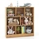 preview thumbnail 1 of 18, Costway 8-Cube Bookcase 41" Wooden Toy Storage Organizer for Kids - See Details Natural