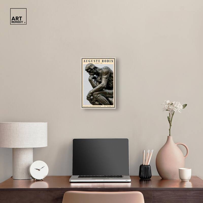 The Thinker Canvas by Art Remedy