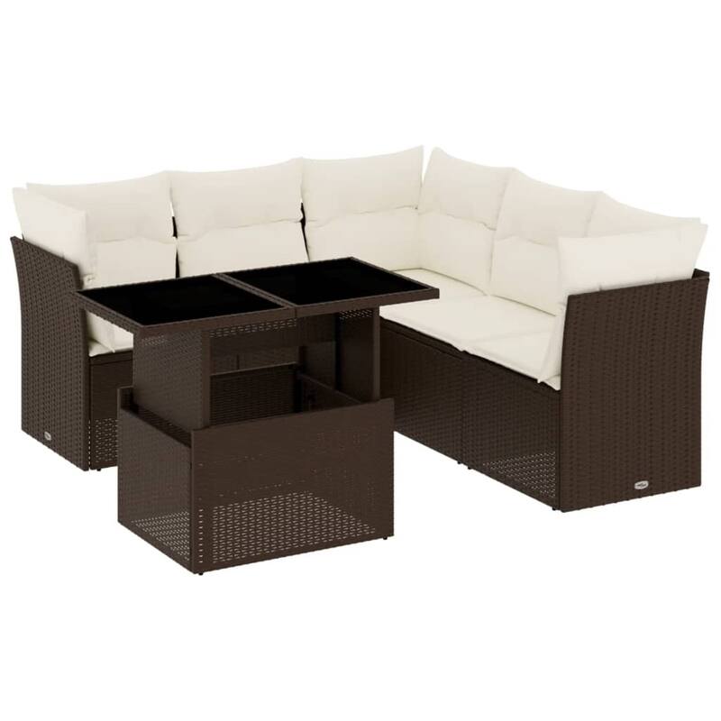 6-Piece Modular Patio Sofa Set