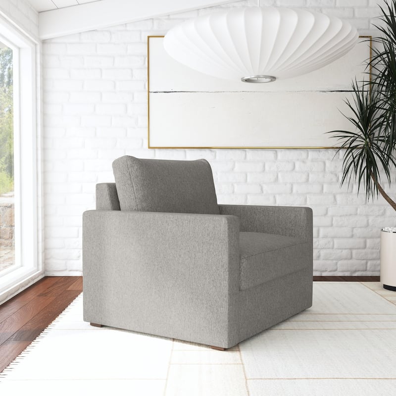 Flexsteel Stain-Resistant Performance Fabric Modular Chair - 41" x 35" x 37"