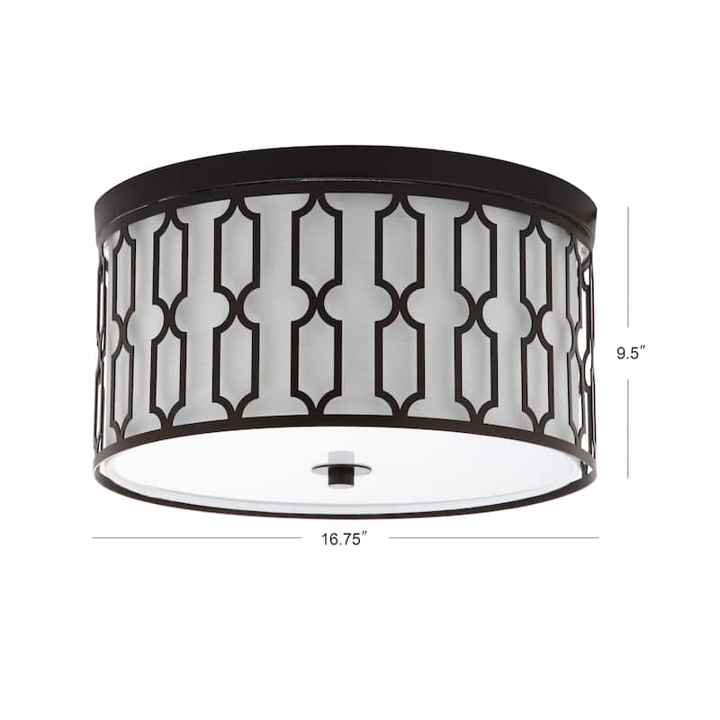 Thatcher Metal LED Flush Mount, by JONATHAN Y