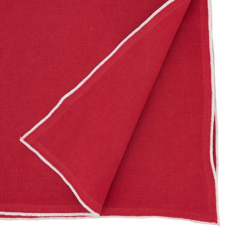 Stonewashed Stitched Edge Table Runner