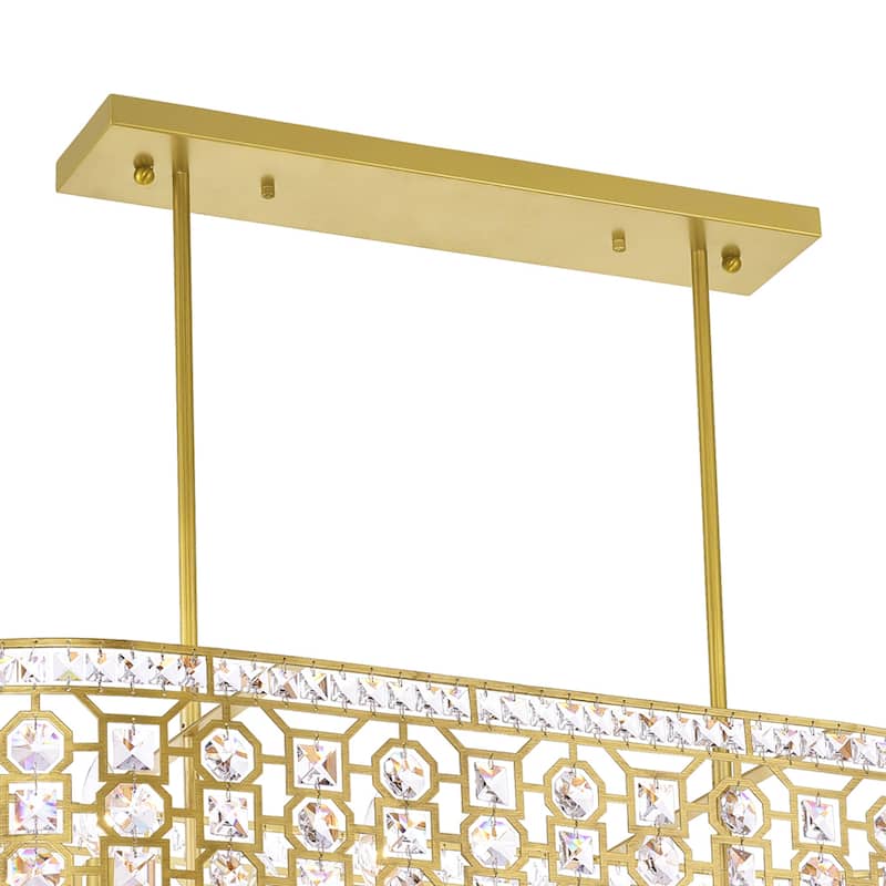 Belinda 8 Light Chandelier With Champagne Finish