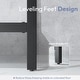 preview thumbnail 50 of 150, Ecija Bath Vanity, Metal Support with Composite Stone Top, no Mirror