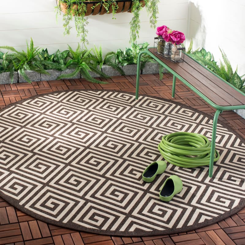 SAFAVIEH Beach House Anarsija Indoor/ Outdoor Waterproof Patio Backyard Rug