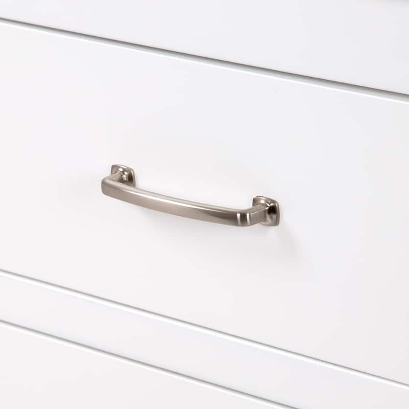 Chamiree 60" Double-Sink Vanity With 2 Cabinets, 3 Drawers, and White Sink Top