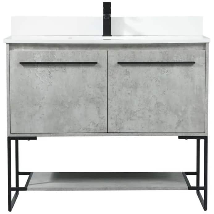 Elegant Lighting VF42540M Sloane 40" Free Standing Single Basin Vanity